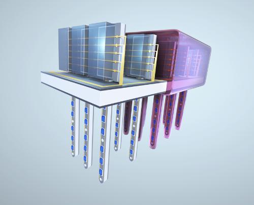 Optrode Array Illustration